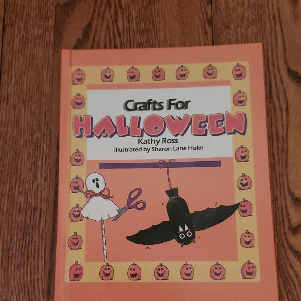 Vintage 1994 Crafts for Halloween by Kathy Ross, Hardcover Book